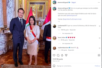 Las redes se dividen tras la publicación de una foto entre el empresario Álvaro Rodríguez y Keiko Fujimori - crédito @alvarorodriguezf/IG