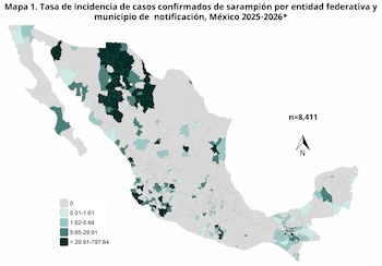 Incidencia de casos confirmados por