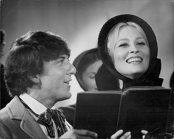 Dustin Hoffman y Faye Dunaway en una escena de 'Little Big Man', 1970 (Photo by Stanley Bielecki Movie Collection/Getty Images)