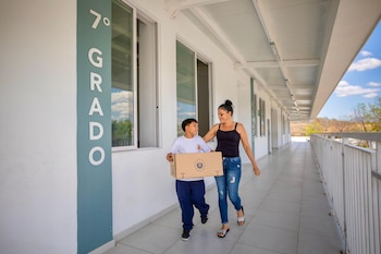 Con los materiales de alta