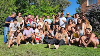 Mariano Iúdica y su familia