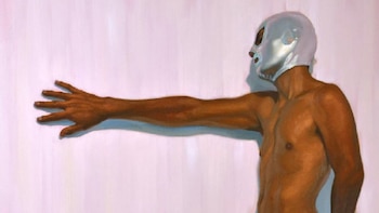 El Hijo del Santo dijo que el artista Fabián Cháirez violó derechos de autor con su obra (Foto: Instagram Fabián Cháirez)