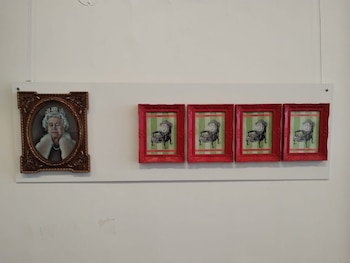 La artista argentina era la novia de un soldado que estaba en las islas