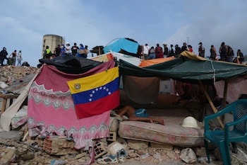 Las labores de rescate tras los sismos en La Guaira, Venezuela, el 4 de julio del 2026
(AP foto/Ariana Cubillos)