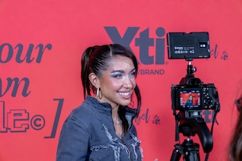 María Becerra en la presentación