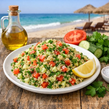 El tabule de quinoa es