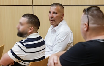 El hermano de Antonio Anglés, Joaquín Martins Monroig, durante un juicio, en los Juzgados de Valencia, a 1 de julio de 2026. (Europa Press)