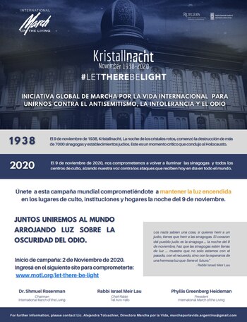 La campaña #LetThereBeLight, impulsada por