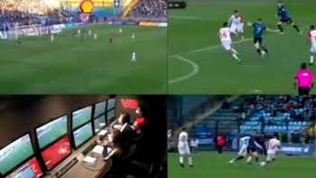 Cabina del VAR en el