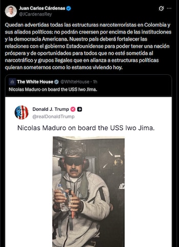 Juan Carlos Cárdenas aseguró que