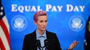 Megan Rapinoe speaks on equal