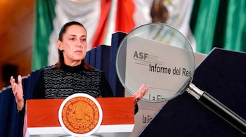 Sheinbaum adelantó revisión a informe de la ASF sobre Cuenta Pública 2025 tras la presentación de denuncias. (Fotos: EFE/ASF)