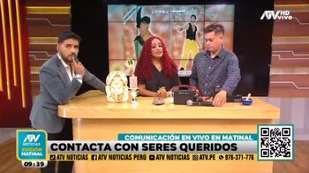 Sesión espiritista en noticiero de