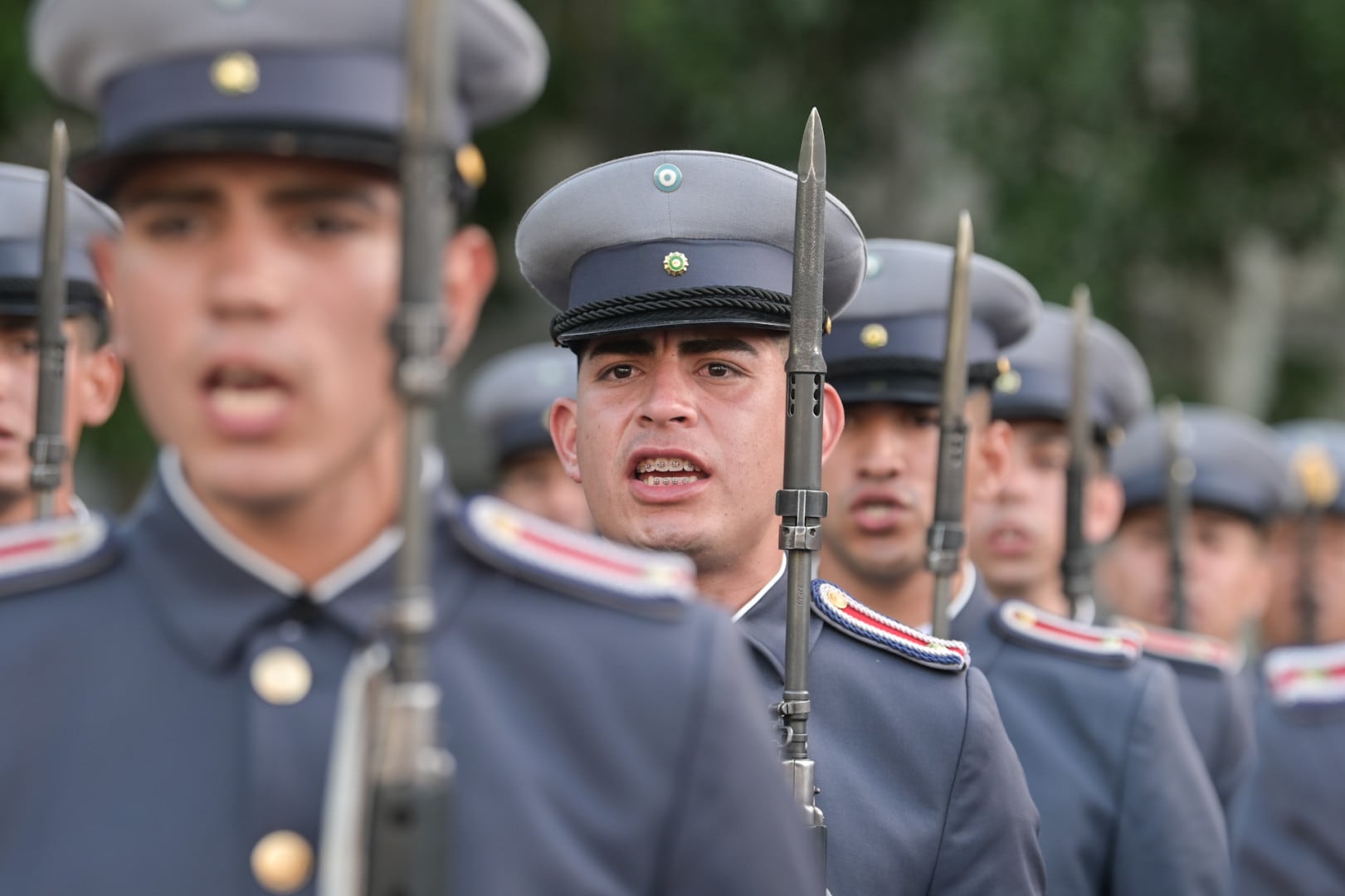 Efectivos que juraron al Ejército