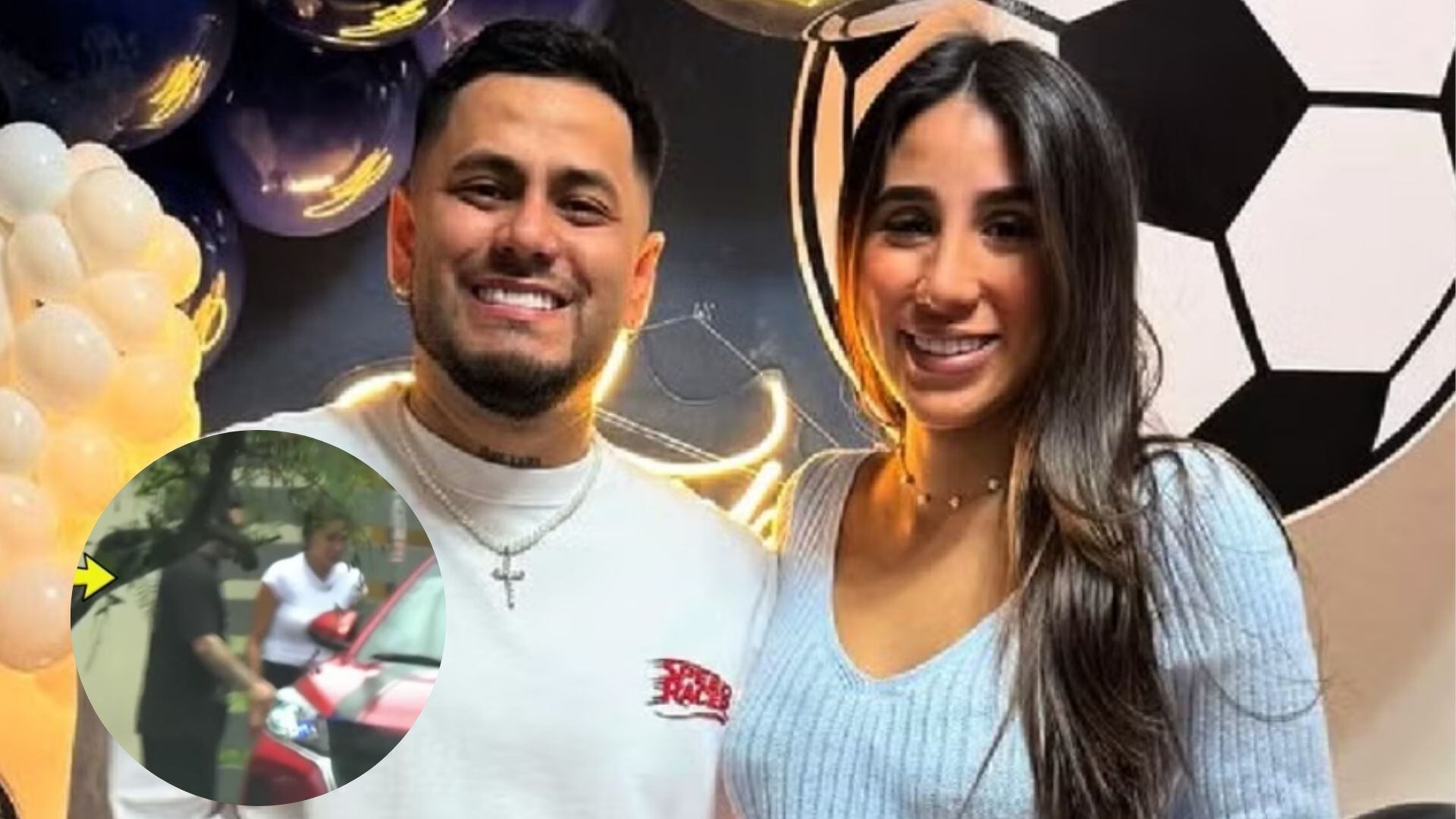 Samahara Lobatón y Bryan Torres se muestran más unidos que nunca. Captura: Amor y Fuego.