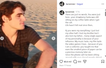 La hermana de RJ Mitte compartió el dolor que enfrenta tras la muerte del actor