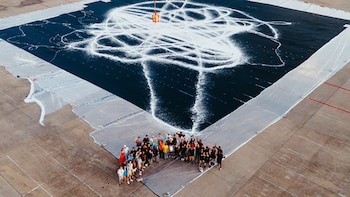 El lienzo de más de