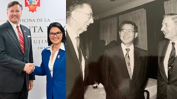 La fotografía de un encuentro entre Alberto Fujimori y el padre del vicesecretario de Estado de Estados Unidos marcó la reunión con Keiko Fujimori