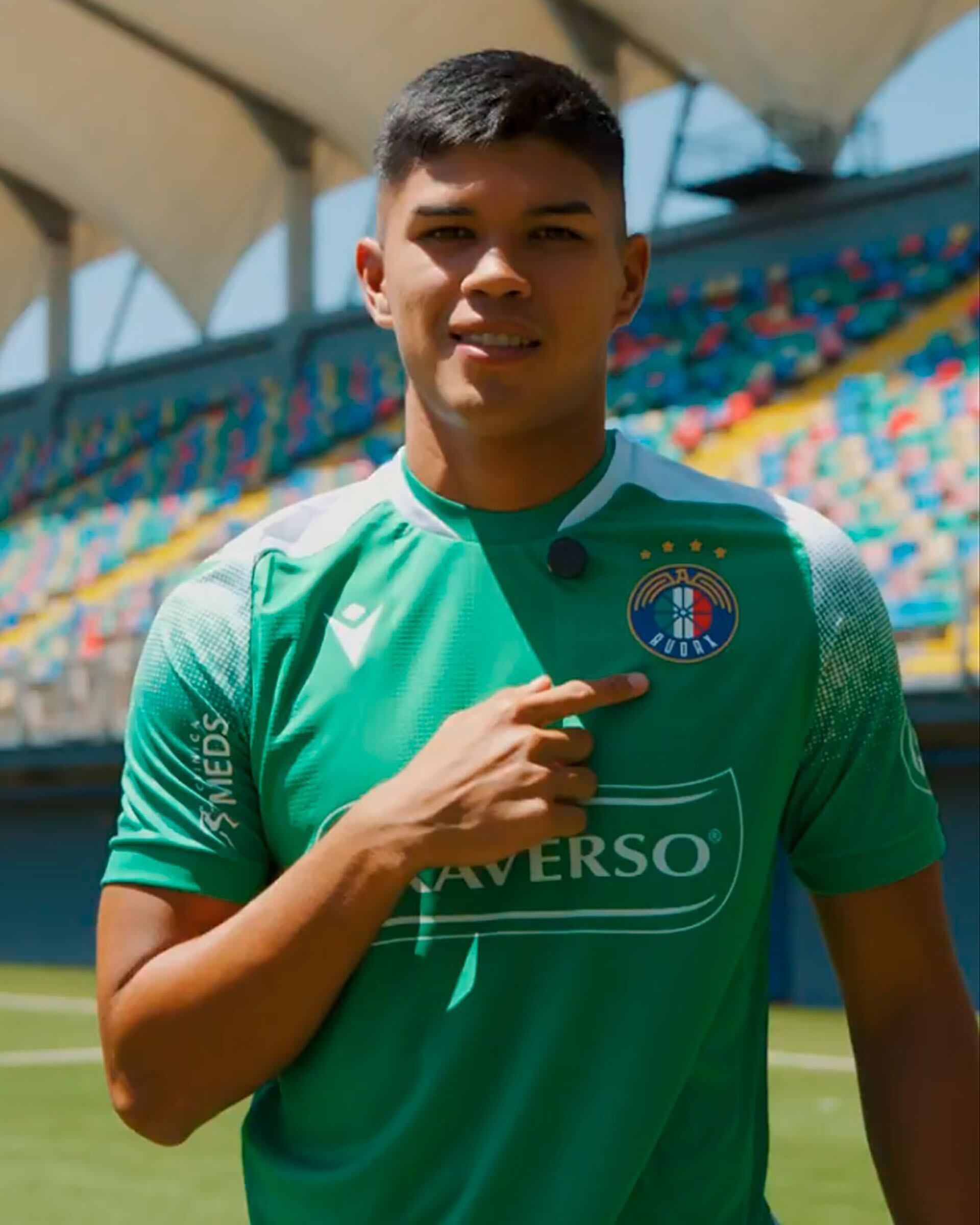 Alexis González tuvo un paso por el fútbol chileno (Audax Italiano oficial)