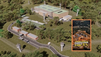 Nuevas imágenes de la megacárcel que se construye en Medellín: ya va en 35% el avance de la obra