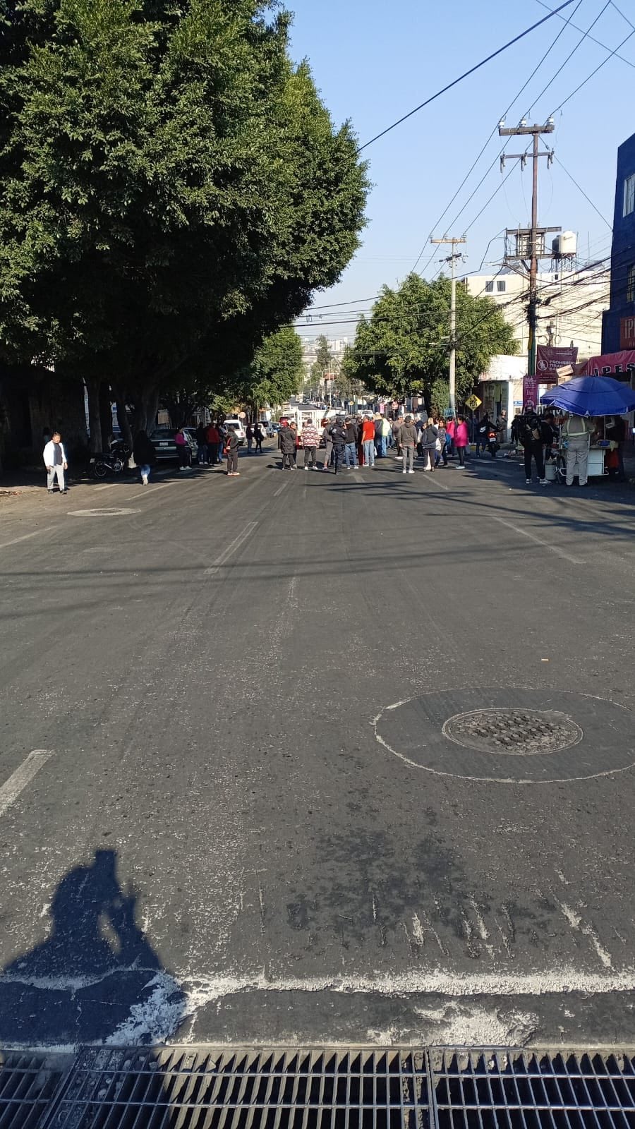 manifestación falta de agua Naucalpan Edomex