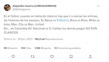 El exjugador venezolano le bajó