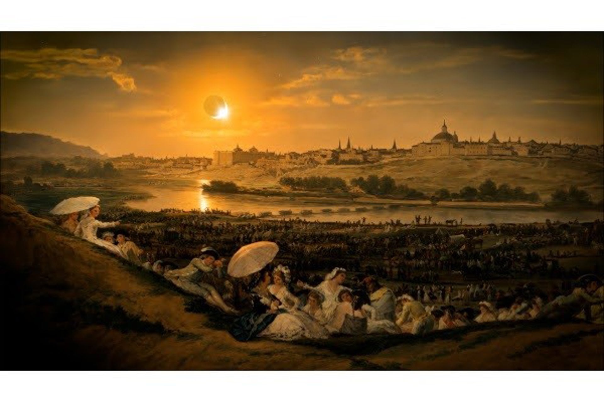 El Museo del Prado recrea cómo el eclipse transformaría la luz de sus obras maestras