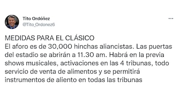 Administrador de Alianza dio más