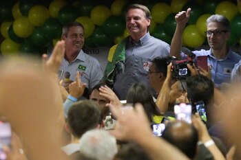 Jair Bolsonaro en Belo Horizonte,
