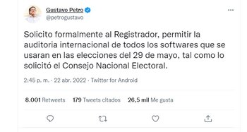 Petro / Twitter
