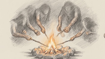 Descubren que el Homo erectus usó el fuego de manera recurrente antes de lo que se creía: las evidencias