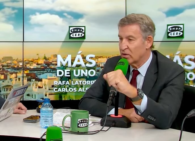 Feijóo promete “levantar las alfombras” de Sánchez si es presidente: “Hay tanta cosa debajo que es imposible transitar por ellas sin tropezarse”