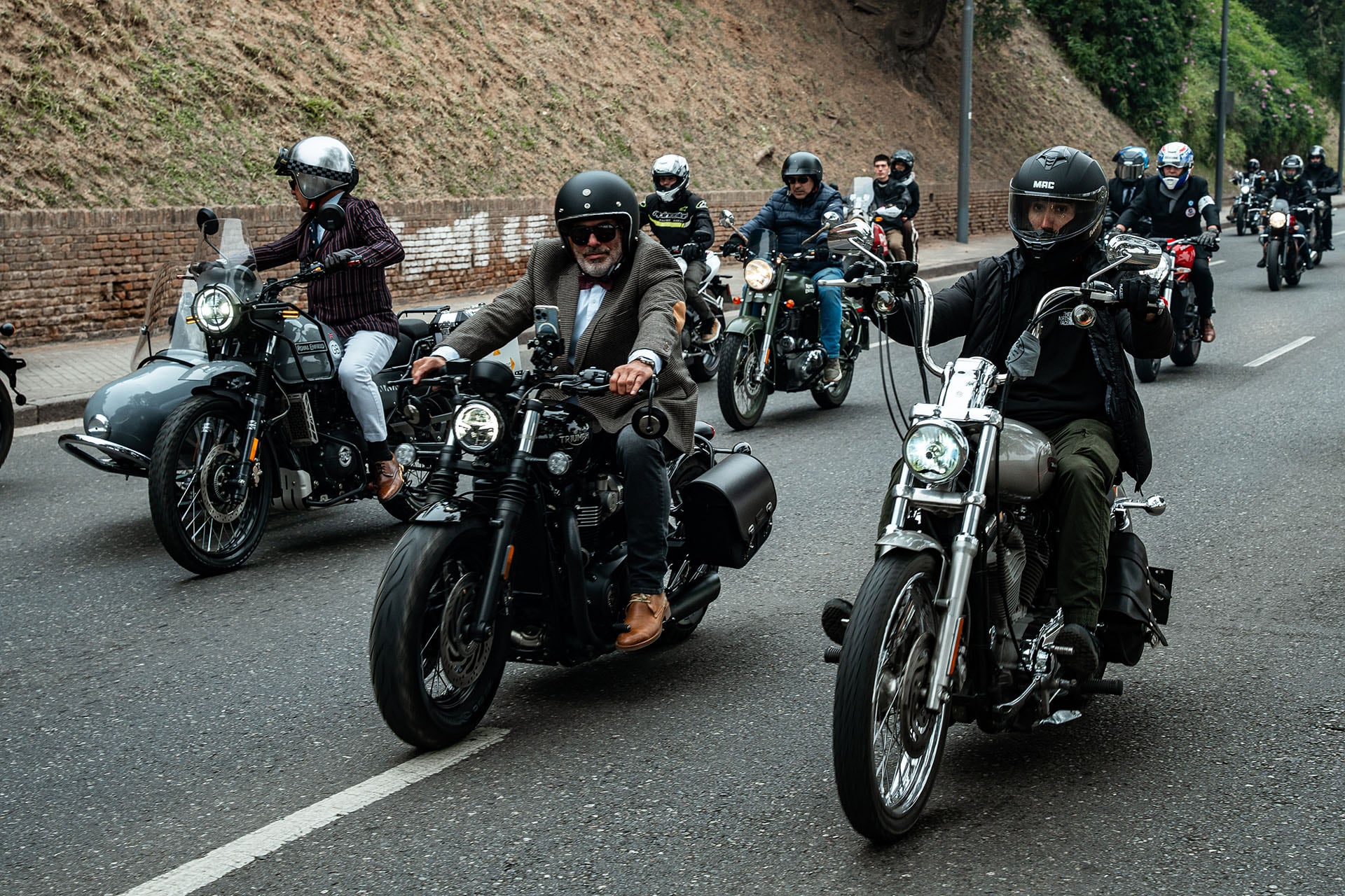 La rodada buscó concientizar sobre cáncer de próstata, cáncer de testículo y salud mental masculina a partir de la pasión por las motos.
