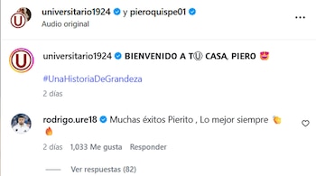 Piero Quispe – Rodrigo Ureña – Universitario de Deportes – Liga 1 – Perú – deportes – 30 mayo