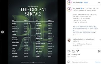 NCT Dream llega a Lima. (Instagram)