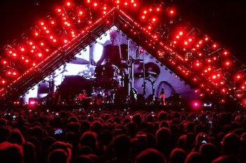 El grupo interpretó buena parte