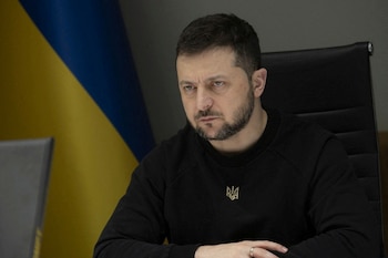 El presidente ucraniano Volodimir Zelensky (REUTERS)