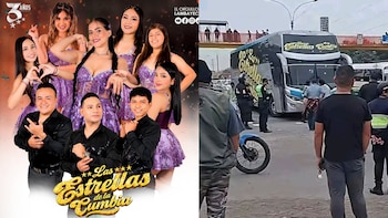 Estrellas de la Cumbia se pronuncia tras atentado contra su bus: “Condenamos enérgicamente cualquier acto de violencia”