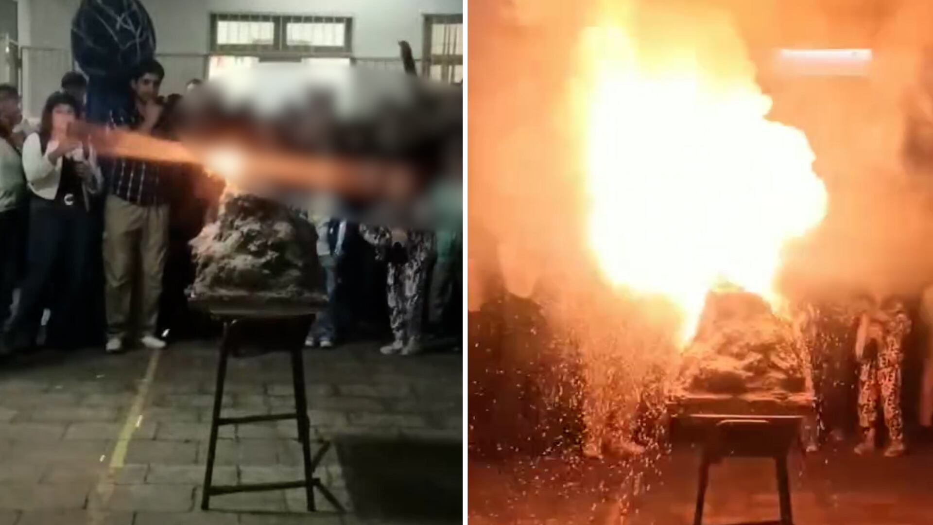 Una menor que estaba adelante de todo resultó herida de gravedad