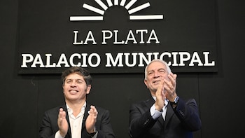 Axel Kicillof, Gabriel Katopodis y Julio Alak
