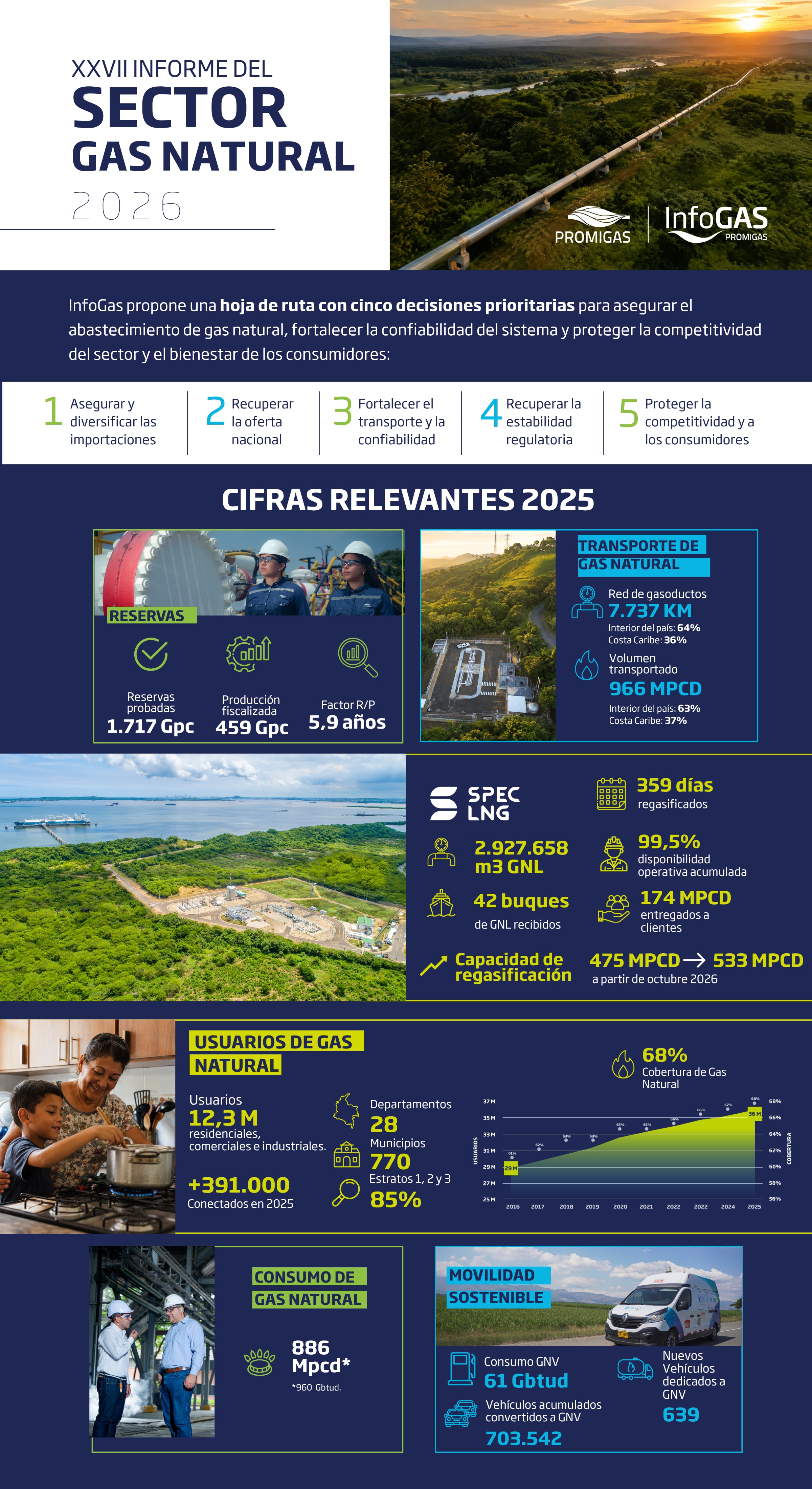 Informe del Sector Gas Natural (Promigas)