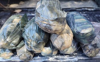 Cirios negros con droga al