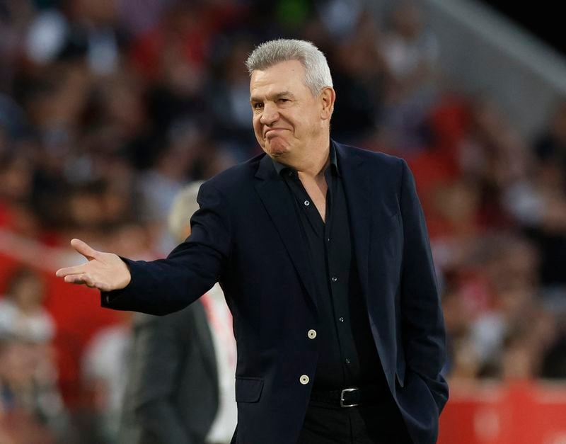 Foto de archivo del director técnico Javier Aguirre. Estadio Son Moix, Palma de Mallorca, España. 13 de abril de 2024.REUTERS/Albert Gea