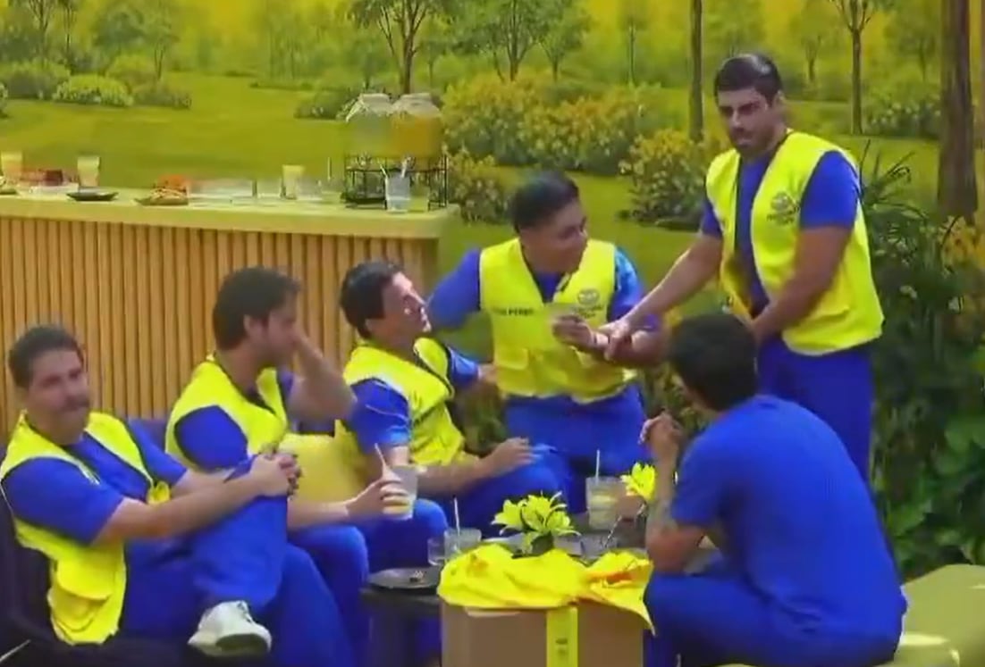 Ese Pérez compartió con sus compañeros los momentos de complicidad que vivió con Flor Vigna (Captura de pantalla )