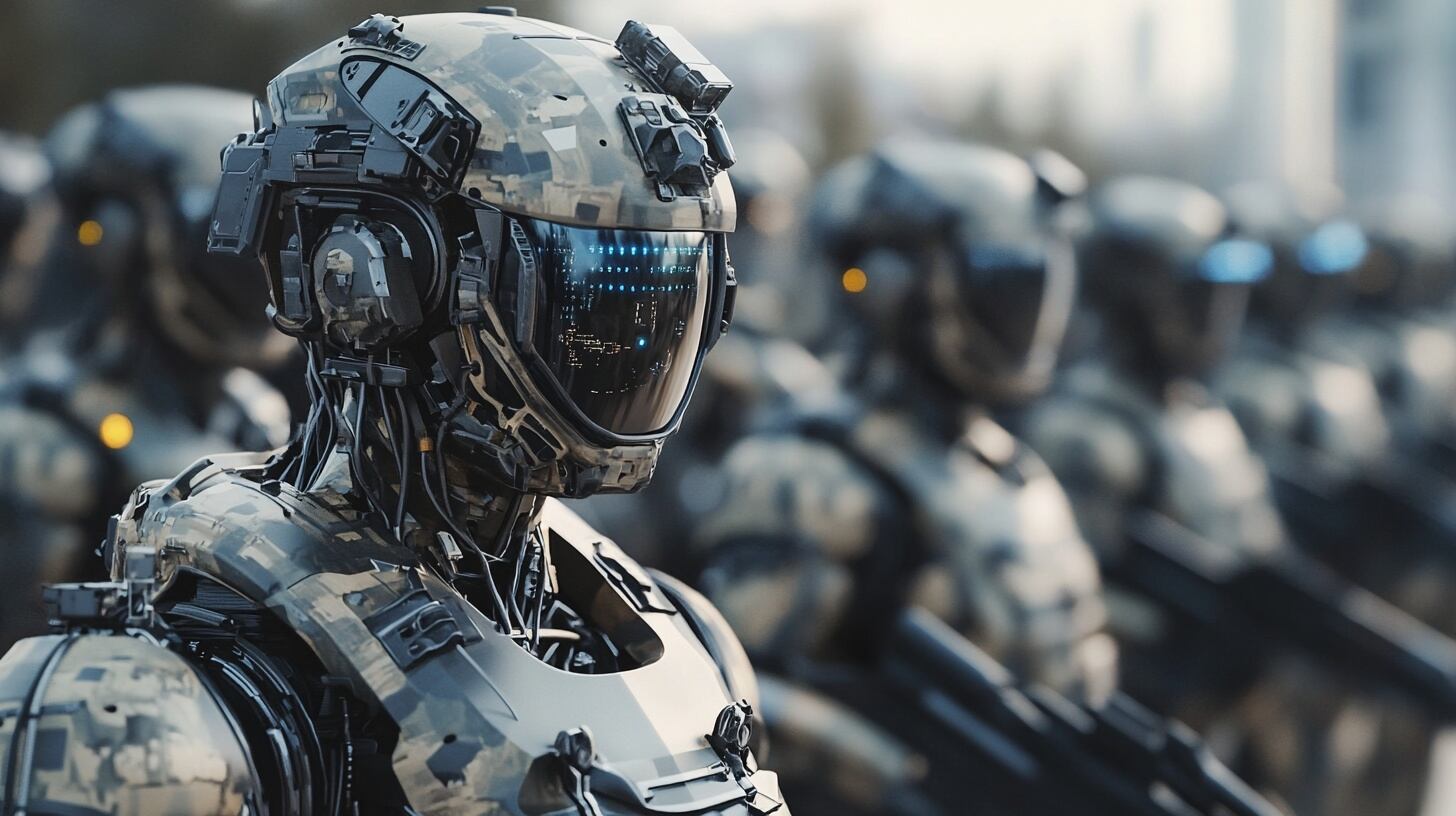 El robot Phantom MK-1 puede operar en entornos militares e industriales, desde desactivación de explosivos hasta optimización logística (Imagen Ilustrativa Infobae)