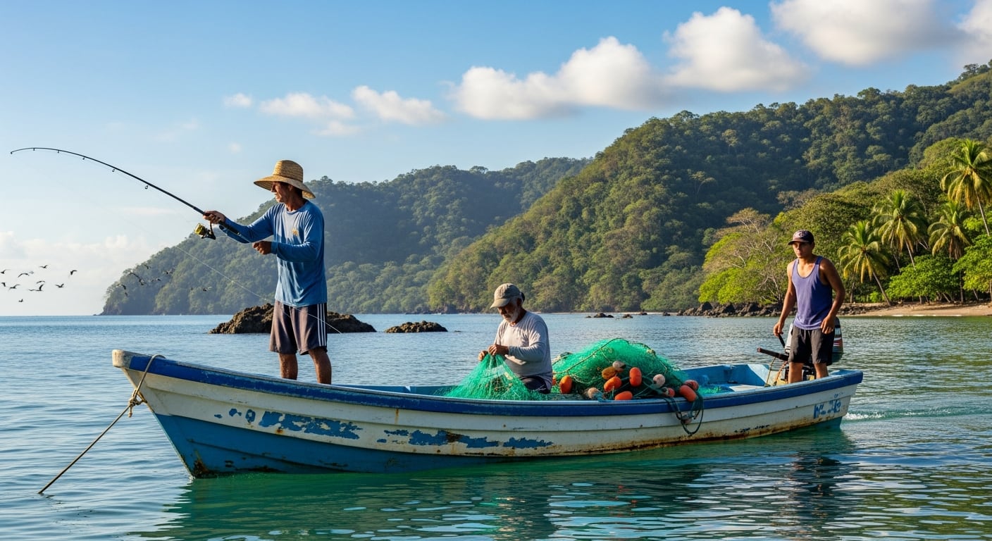 El proyecto de ley 25.620 propone habilitar licencias duales para pesca artesanal y turismo en Costa Rica. (Imagen Ilustrativa Infobae)