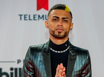 En la imagen el cantante