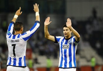 Rogelio Funes Mori celebra un