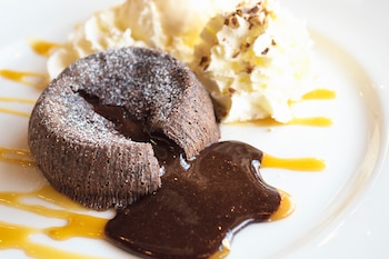 El molten chocolate cake o