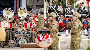 Tacna celebró Fiestas Patrias con el tradicional contrapunto de bandas militares de Perú y Chile y un mensaje de integración fronteriza